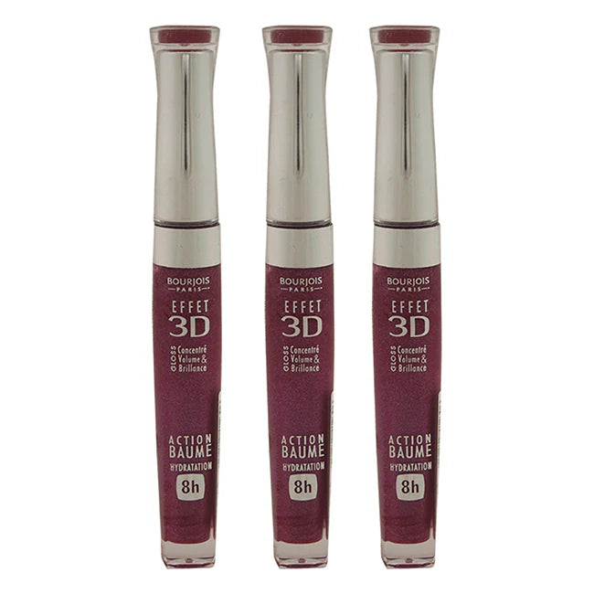 3D Effet Lip Gloss - 23 Framboise Magnific - 0.19 oz - Pack of 3 F65551