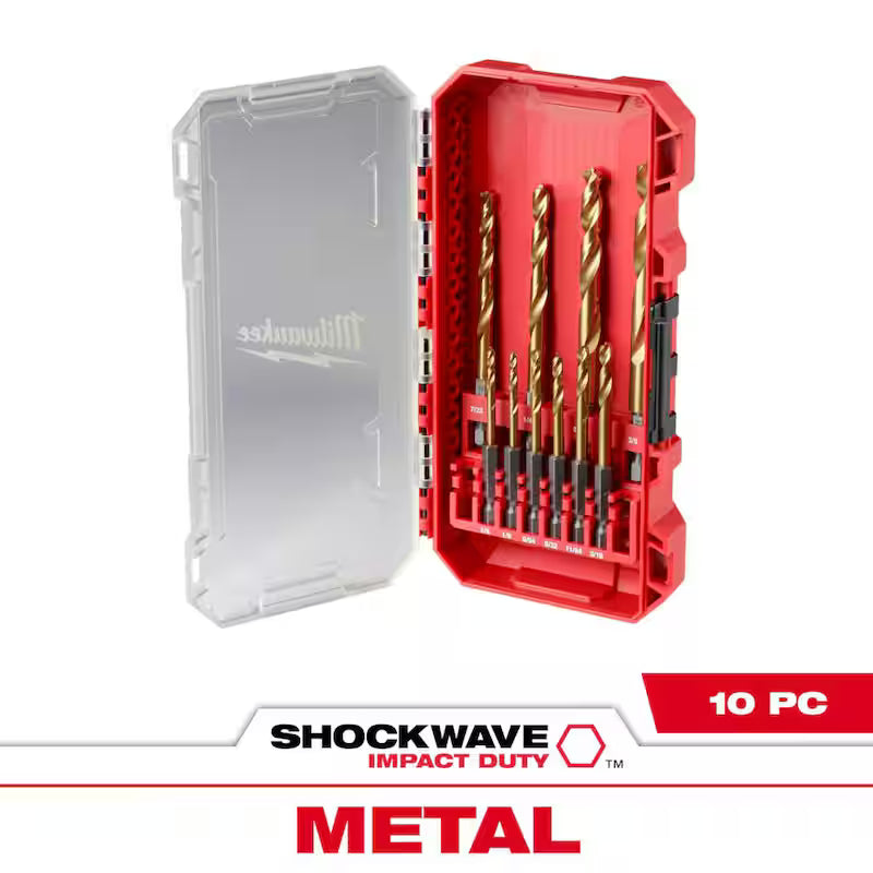Titanium Drill Bit Set 10-Piece E81213