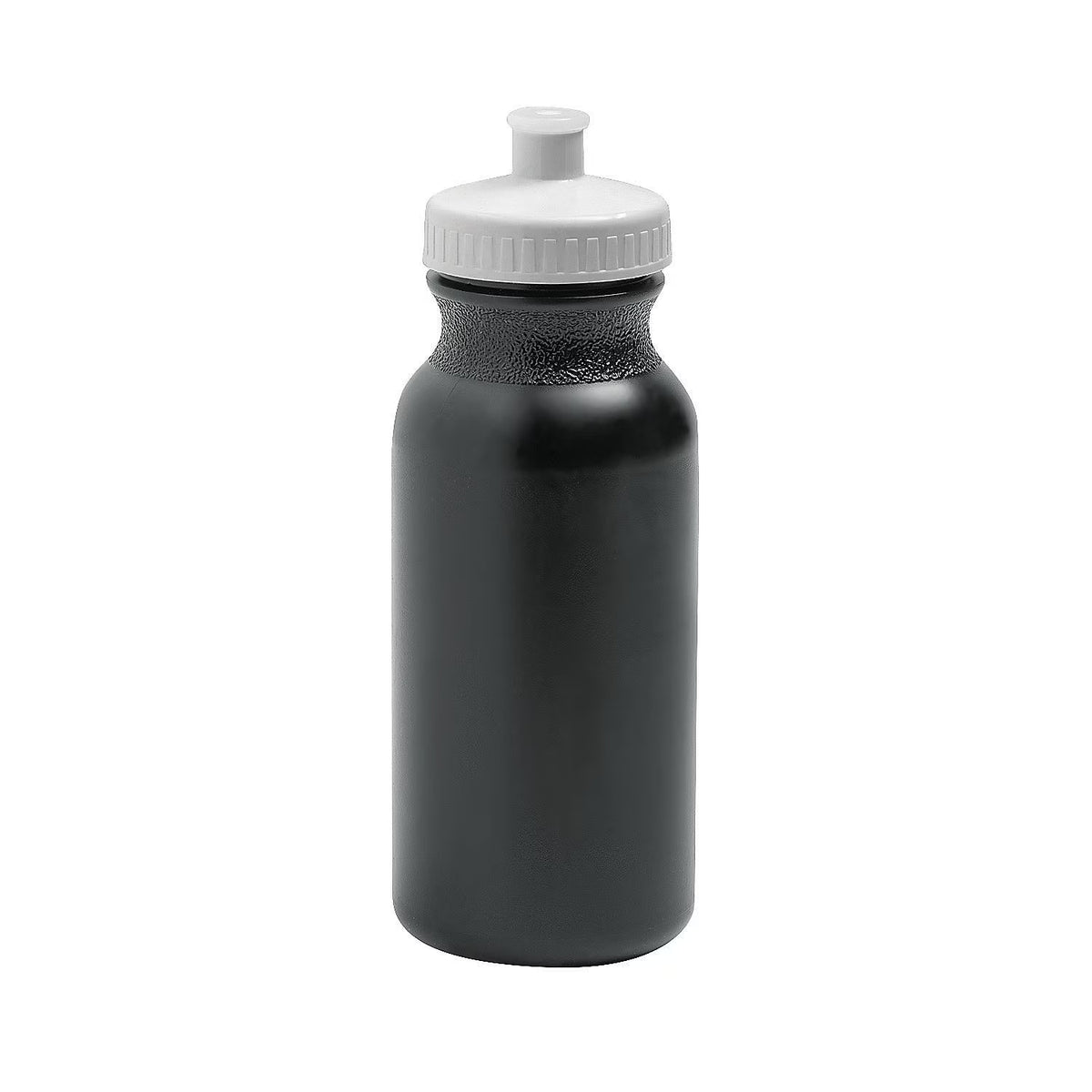 20 oz. Black Plastic Water Bottles - 50 Pieces B79688