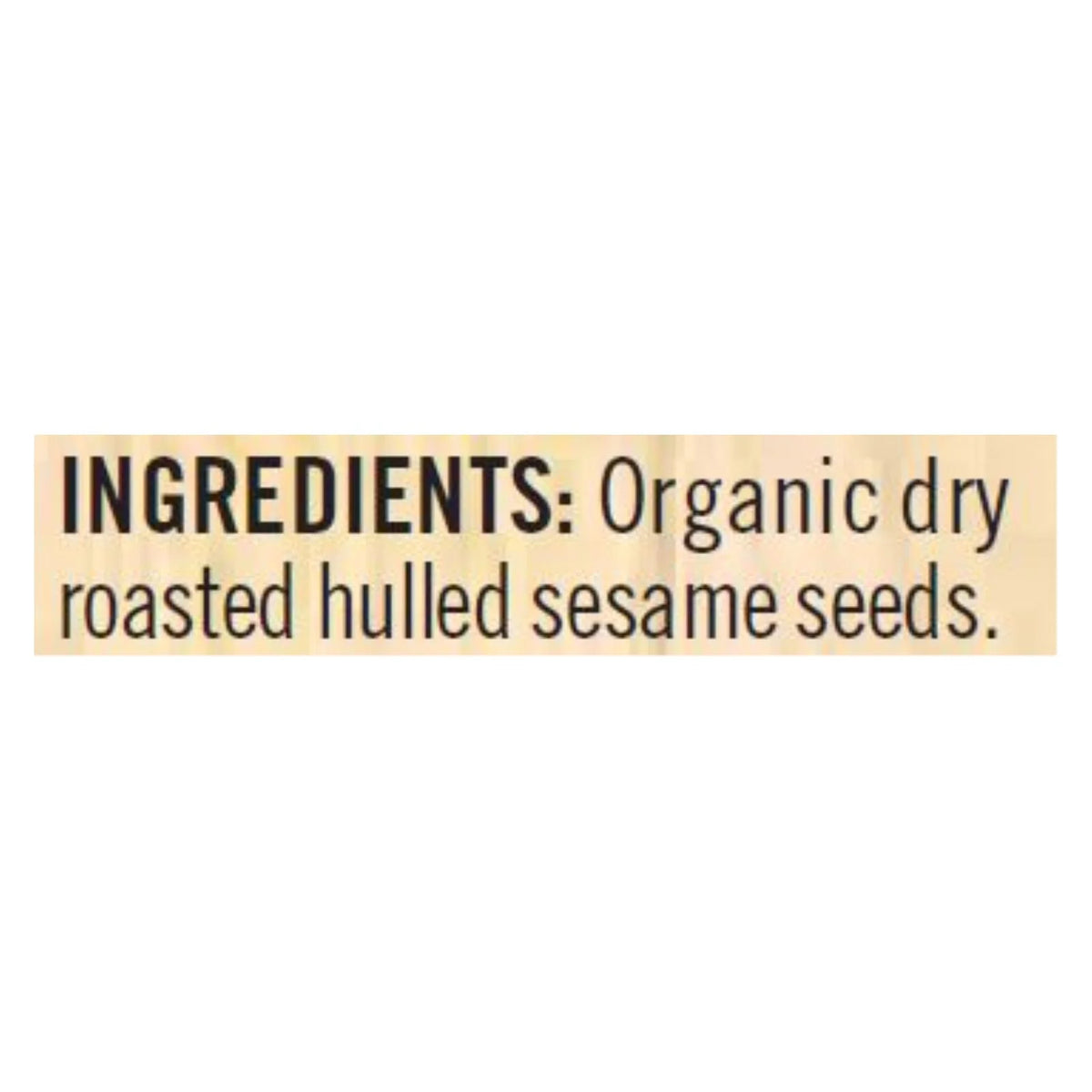 Unsalted Organic Sesame Tahini K31556