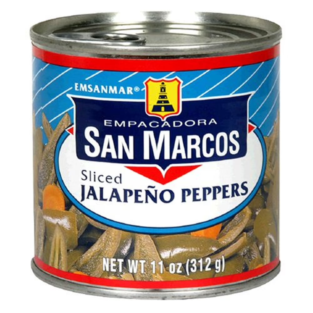 Sliced Jalapeno Peppers, 11-Ounce Can (Pack of 4) D50288