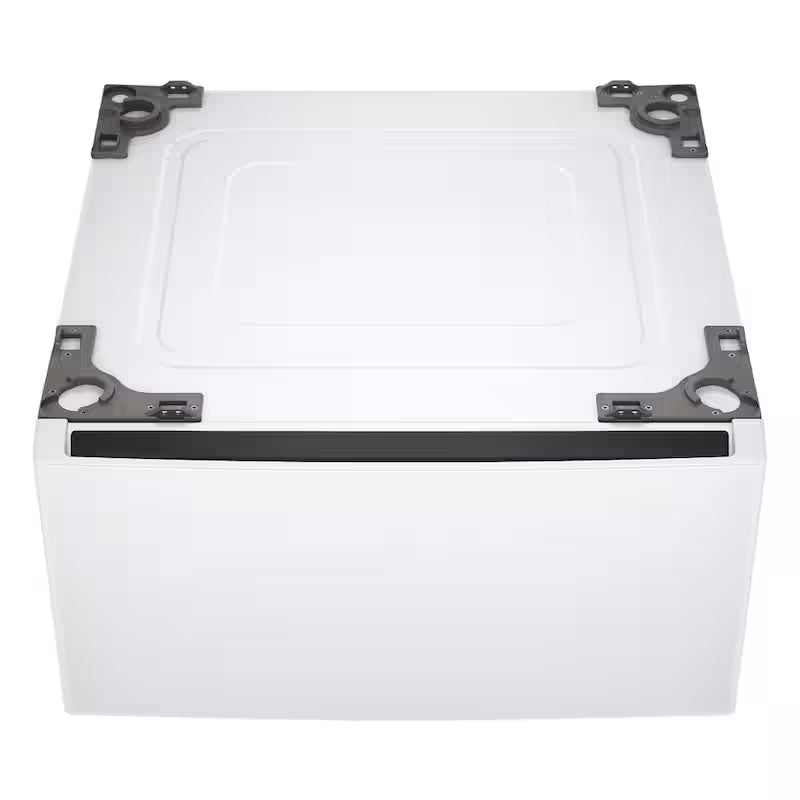 27 in. White Laundry Pedestal with Storage Drawer L836