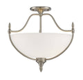 Satin Nickel 3 Light Semi-Flush N699249