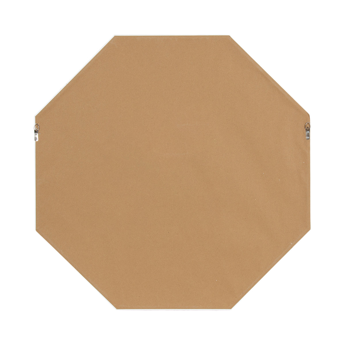 Octagon Wall Mirror with Stepped Frame and Beveled Edge Y685