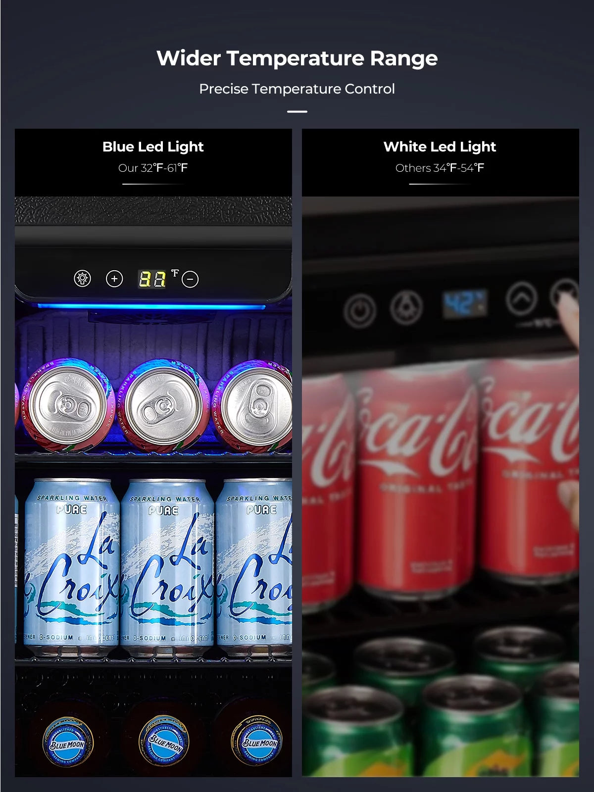 126 Can 3.2 Cu.ft Beverage Refrigerator Cooler M5026