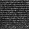 Charcoal Black Ribbed Indoor Outdoor Carpet 6 Feet X 10 Feet H86768