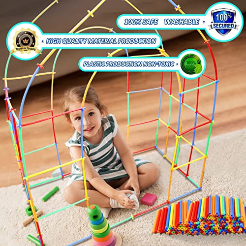 600Pcs Interlocking Plastic Building Toys Q835