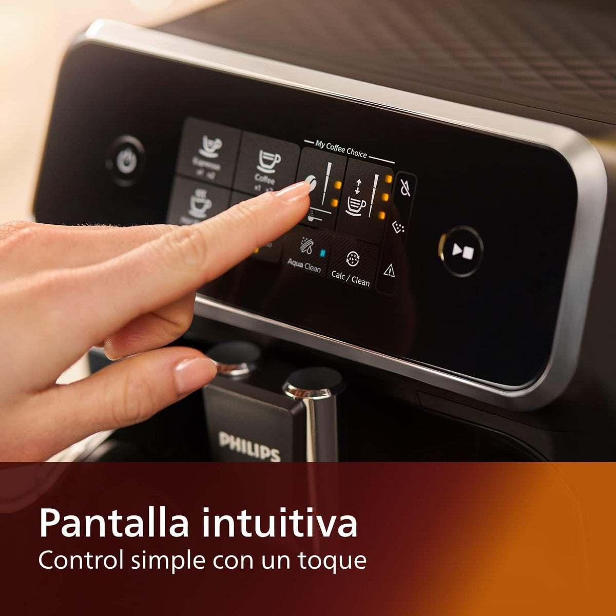 Black Fully Automatic Espresso Machine with LatteGo Milk Frother and Ceramic Grinder U49869