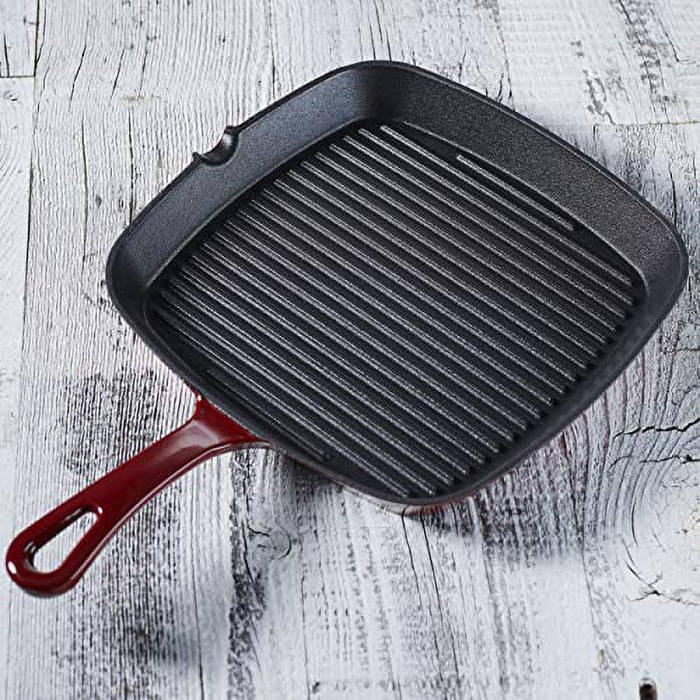 Enameled Cast Iron Square Grill Pan G828629