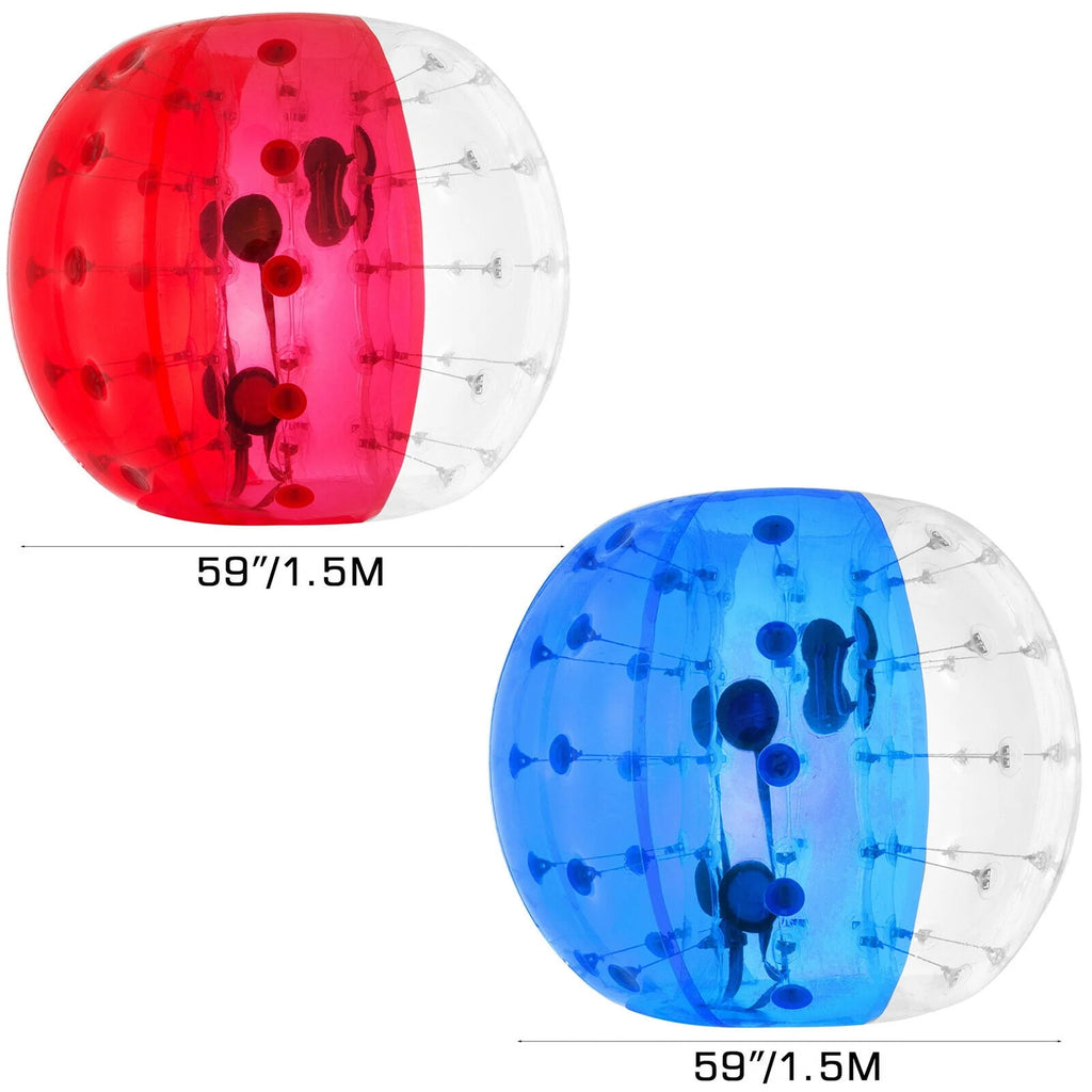 2PC Inflatable Bumper Balls 5 ft Diameter Red & Blue D53839