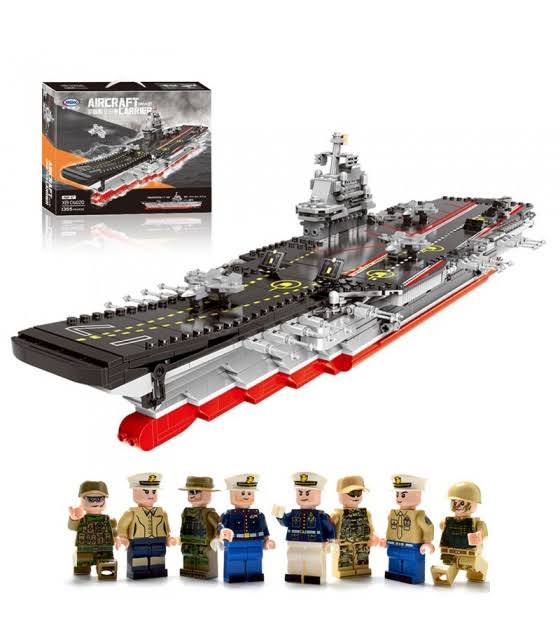 Aircraft Carrier Building Bricks Toy Set O4665