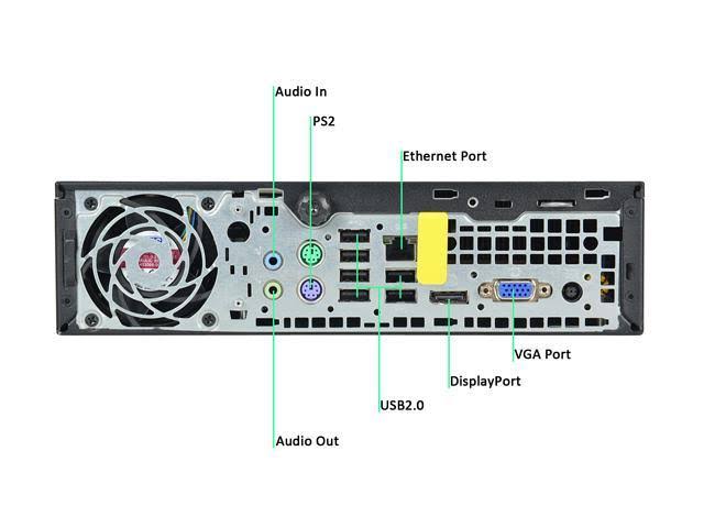 Desktop Computer Core 2 Duo 2.93 GHz 4 GB 250 GB HDD Windows 10 Pro V2177