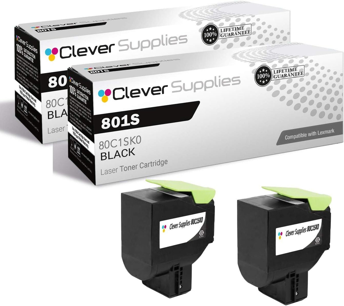 Black Toner Cartridge 2 Set L999