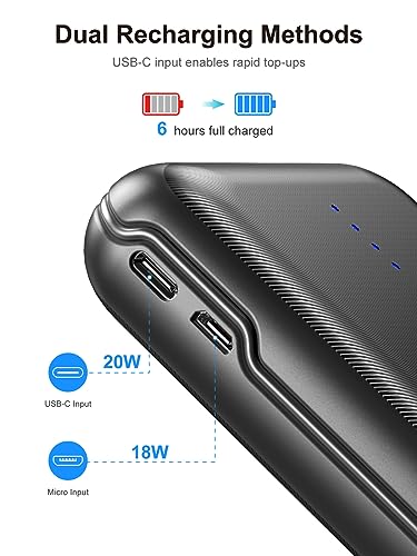 30000mAh 22.5W Fast Charging Power Bank with 4 Outputs T15824