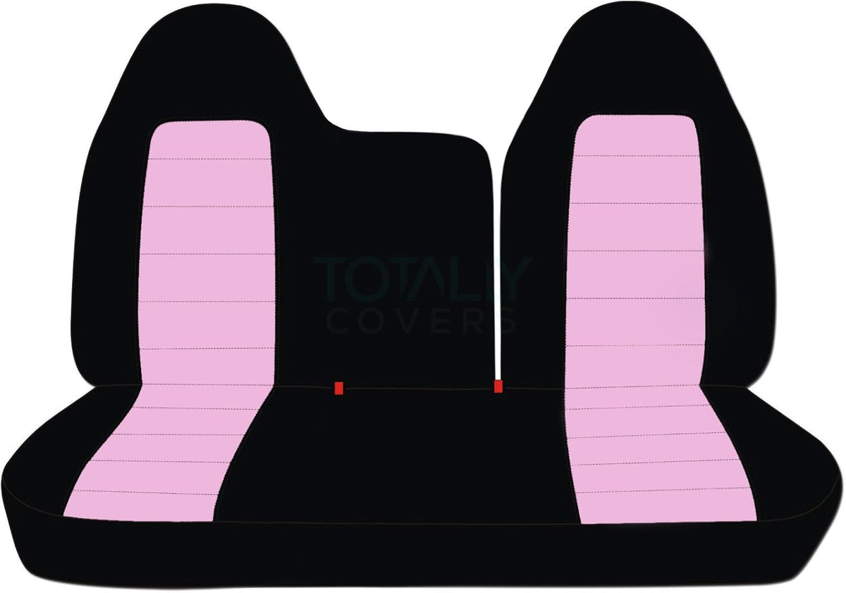 Black & Yellow Two-Tone Truck Seat Covers X895545