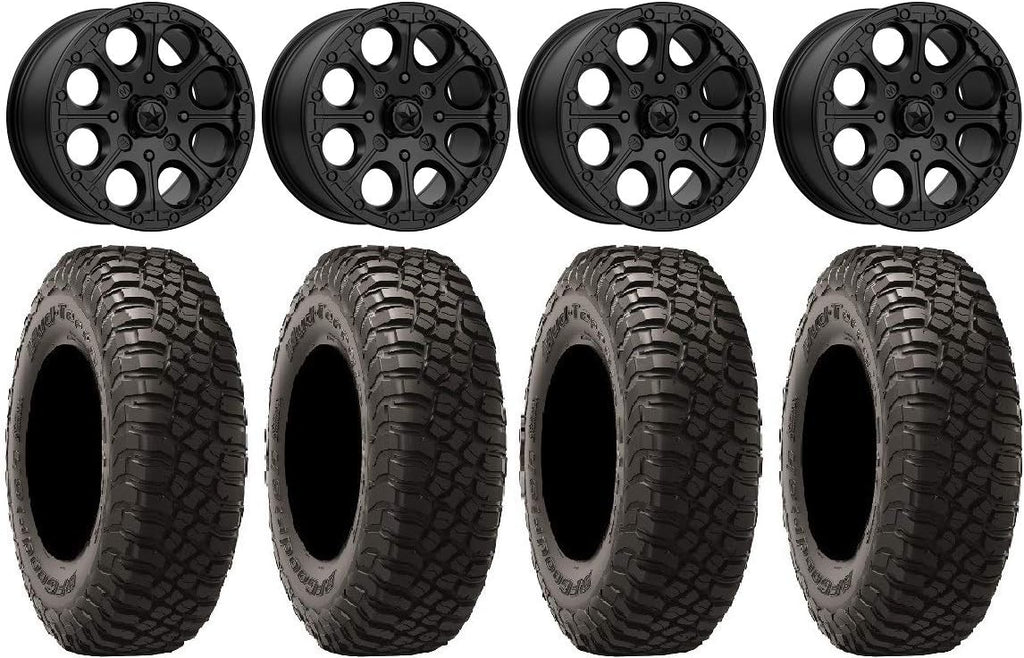 9 Items: 14 Wheels Black 30 BFG KM3 Tires R109759
