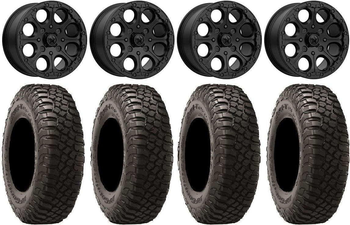 9 Items: 14 Wheels Black 30 BFG KM3 Tires R109759