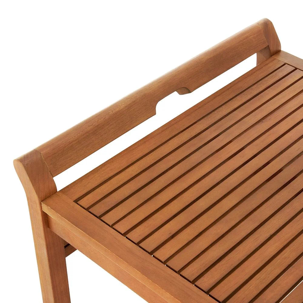 Eucalyptus Wood Outdoor Rectangle Coffee Table C698634