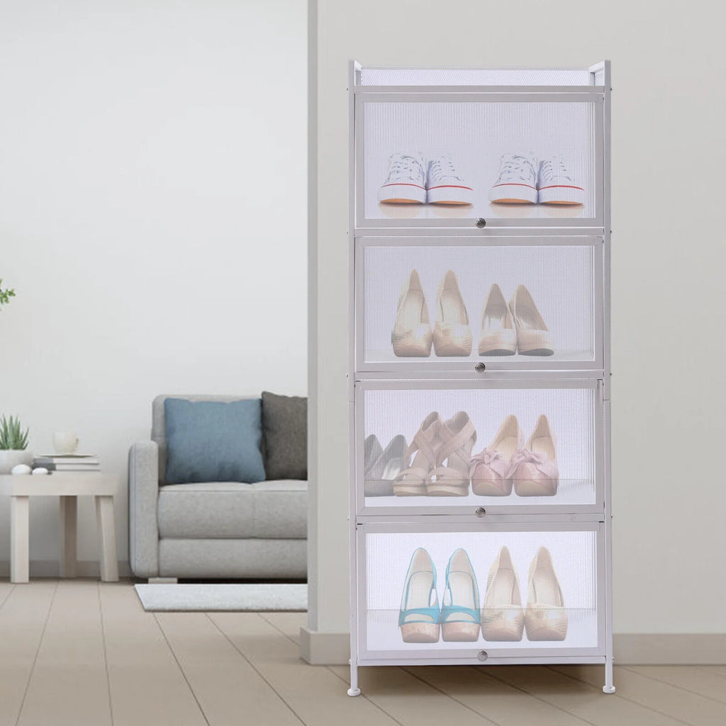 5 Layers Black White Storage Cabinet S328