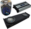 Alpine 12D2 Subwoofer Bundled with HA-A800.1 Mono 1600W Sub Box & FORDWK2X12 J382