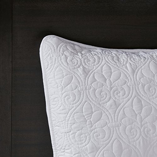 Cream King 3 Piece Reversible Quilt Set P1936