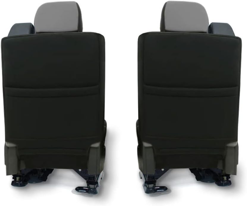 Custom Fit Pickup Truck Neoprene Front Seat Covers Gray Black X434
