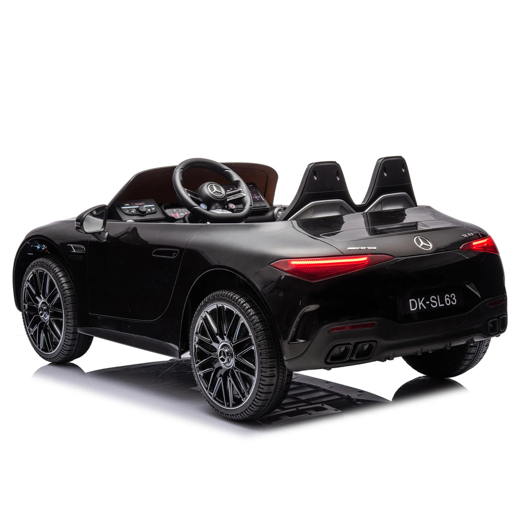 24V Electric Car for Kids with Parent Remote Control, Black S5482