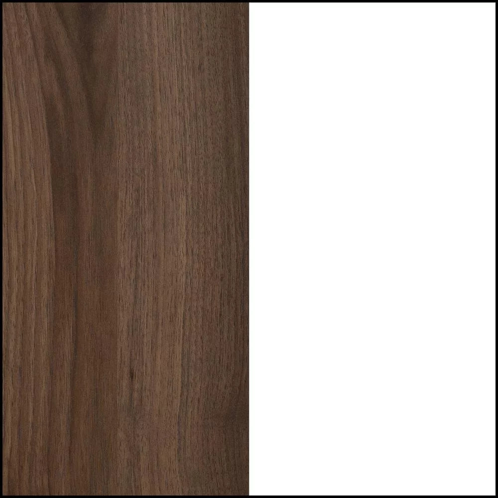 Natural Walnut and White 5-Drawer Dresser M60545