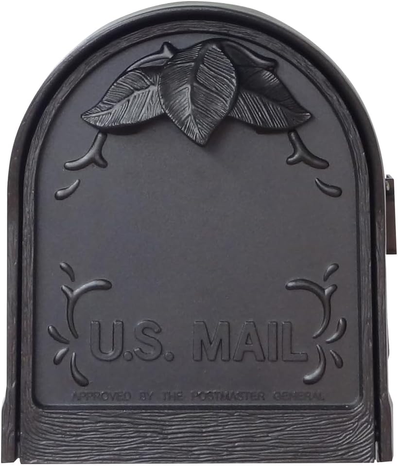 Floral Mailbox with Locking Insert and Mailbox Post M100841