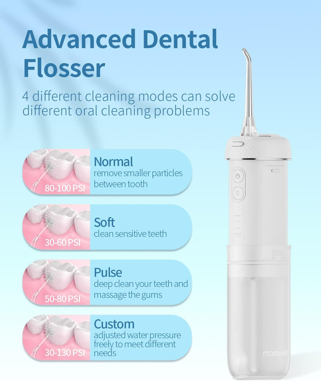 Cordless Portable Water Flosser with Telescopic Water Tank R652532