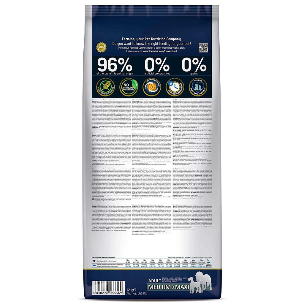 Farmina N&D Pumpkin Lamb & Blueberry Mini Dog Dry Food T71520