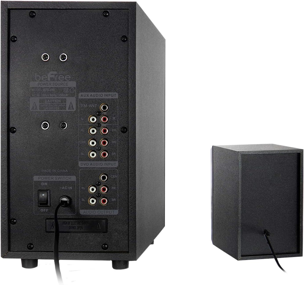 5.1 Channel Bluetooth Surround Sound Speaker System in Black C2434