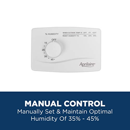 Whole Home Humidifier with Manual Control and Bypass Humidifier Installation Kit, Compact Furnace Humidifier Z858209