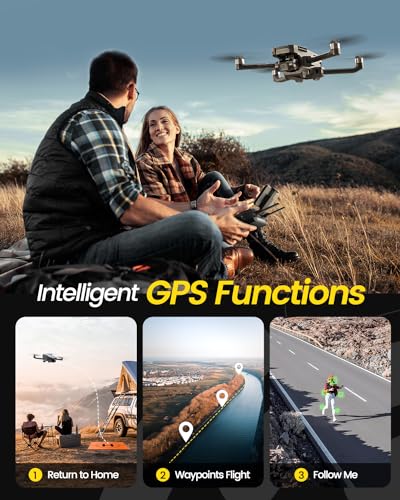 GPS Drones with Camera 4K, 2-Axis Gimbal, Brushless Motor, FPV Drone G460