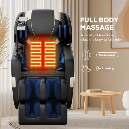 Massage Chair with Heat & Foot Rollers B4517