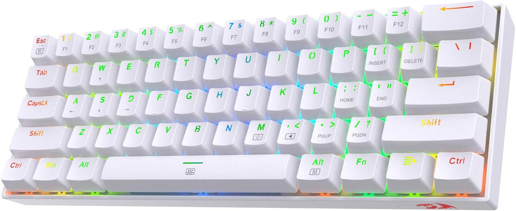 White 61 Keys Compact Mechanical Keyboard C3267