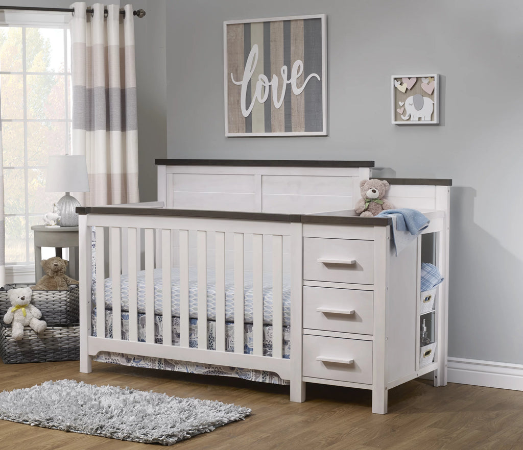 Farmhouse Crib & Changer N675