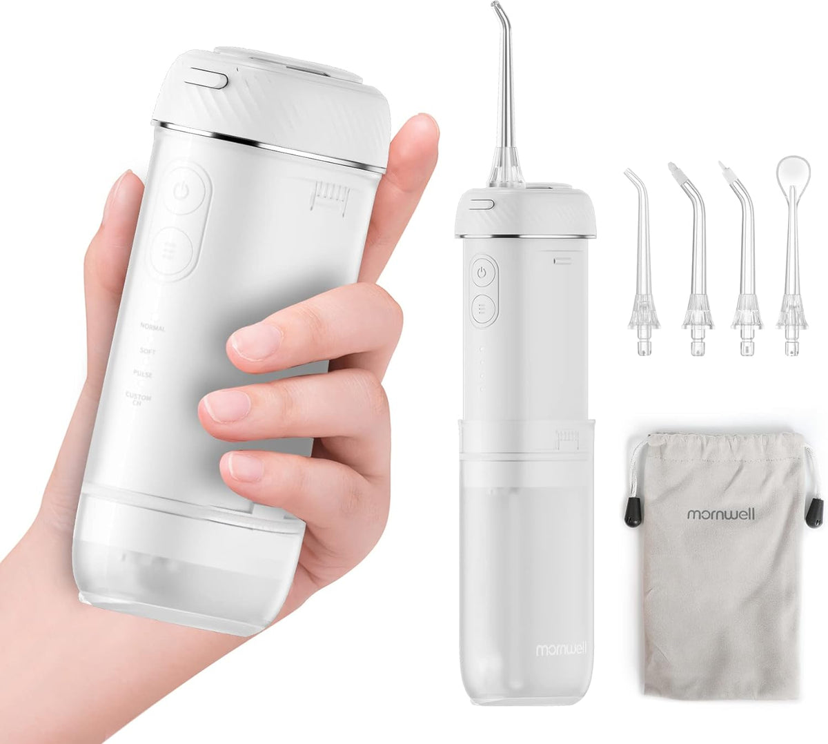 Cordless Portable Water Flosser with Telescopic Water Tank R652532