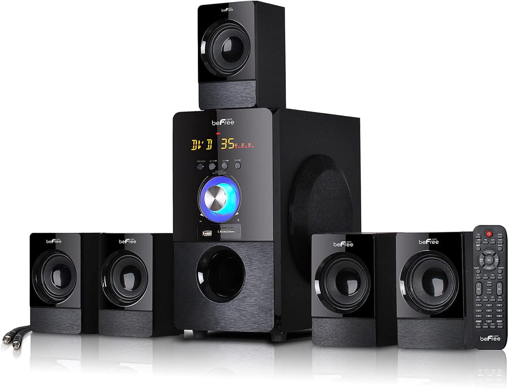 5.1 Channel Bluetooth Surround Sound Speaker System in Black C2434