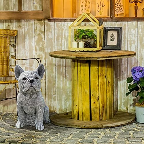 Sitting Dog Resin Statue O61427