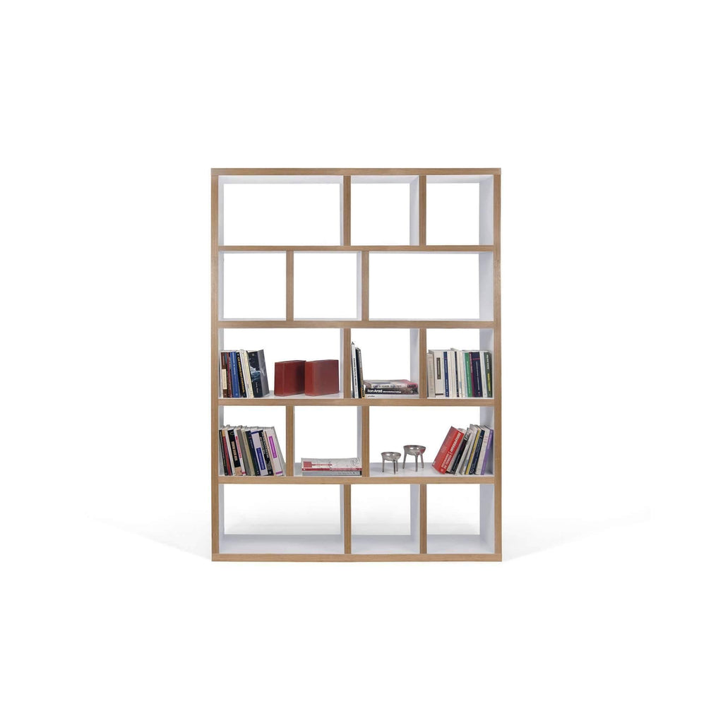 5 Levels Bookcase 150 cm Pure White Z9957