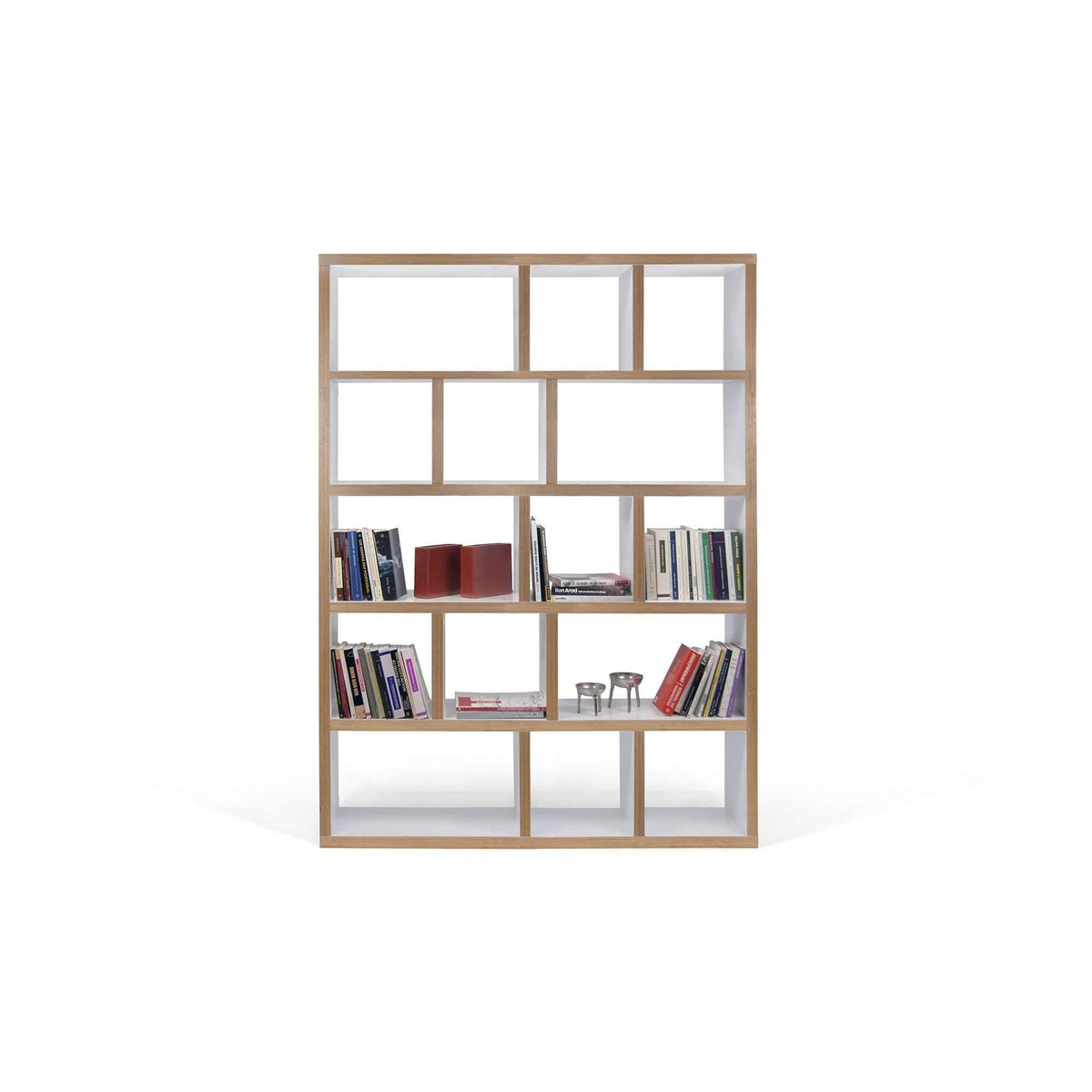 5 Levels Bookcase 150 cm Pure White Z9957