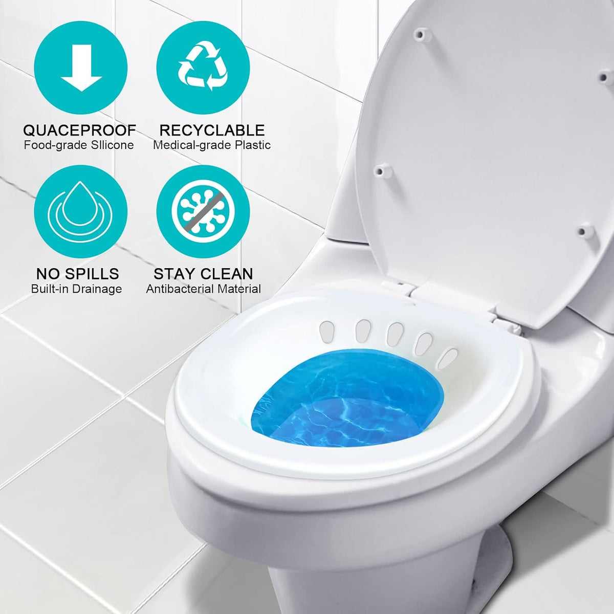 Foldable Sitz Bath for Toilet K844