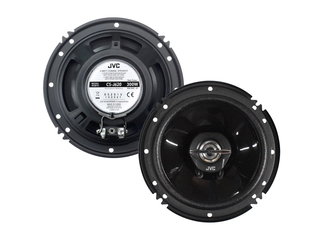 Digital Multimedia Receiver with 6.75" Touchscreen Monitor and 6.5" 2-Way Coaxial Car Audio 600 Watt Speaker Pair X137707