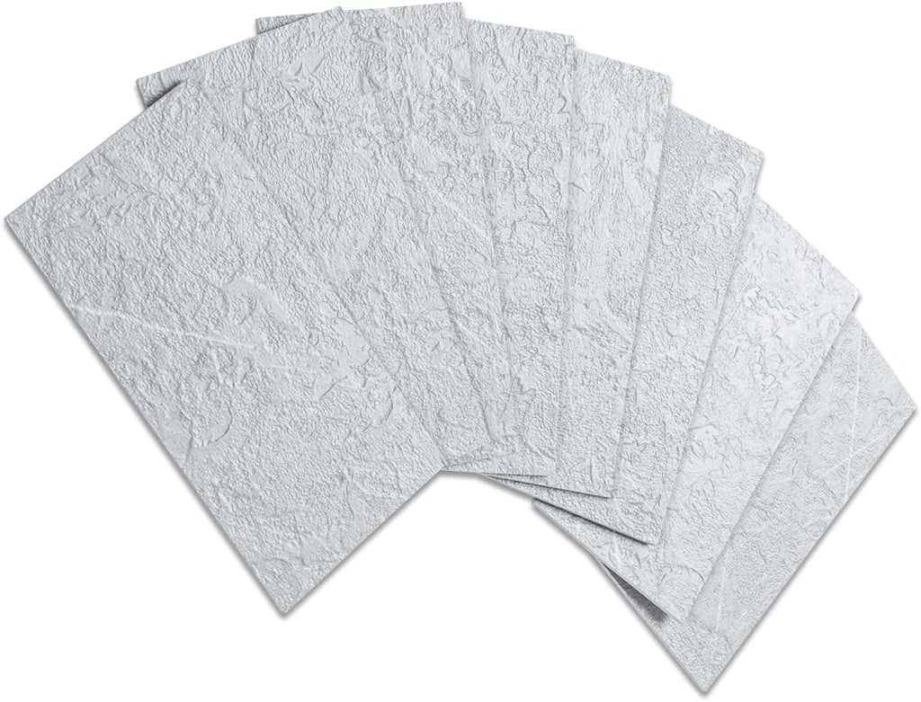 100 Piece Peel and Stick PVC Tile 3 Inch x 6 Inch Rustic Brick E3366