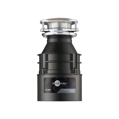 Black 1/3 HP Continuous Feed Garbage Disposal U41742