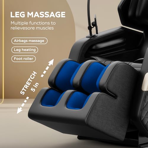 Massage Chair with Heat & Foot Rollers B4517