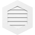 Vertical Peaked Surface Mount PVC Gable Vent M67146