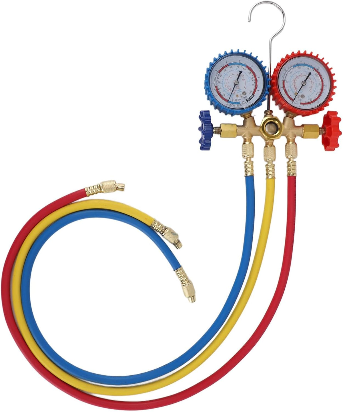Double Head Anti Shock Vacuum Pressure AC Gauge Set M96834