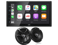 Digital Multimedia Receiver with 6.75" Touchscreen Monitor and 6.5" 2-Way Coaxial Car Audio 600 Watt Speaker Pair X137707
